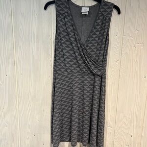 Papillon Blanc Sundress Sleeveless V Neck Ruching Small Petite